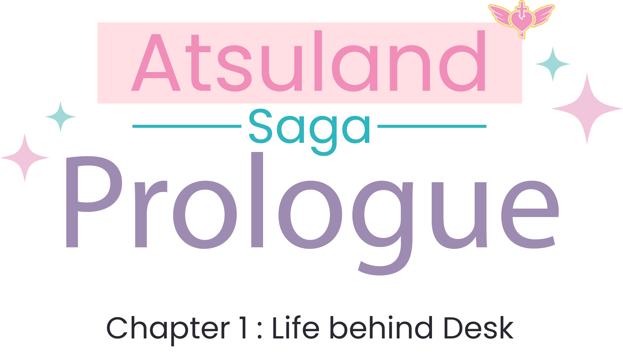 Atsuland Saga Comic Logo